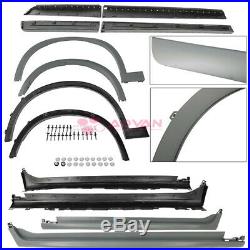 15-18 BMW X4 Full Body Kit Front Rear Bumpers Fender Flares Side Skirts M Style