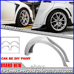 1Set YOFER Fender Flares Cover Kit Unpainted For Toyota Camry SE XSE 2018-2022