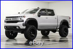 2020 Chevrolet Silverado 1500 MSRP$66115 4X4 Lifted RST Sunroof Silver Crew 4WD
