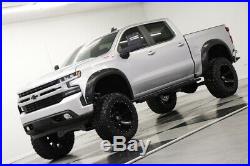 2020 Chevrolet Silverado 1500 MSRP$66115 4X4 Lifted RST Sunroof Silver Crew 4WD