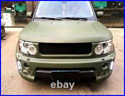 2PCS Front Bumper Splitters Body Kit With LED Fit for Land Rover LR4 2010-2013
