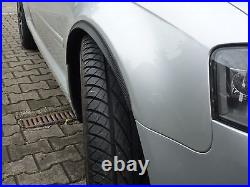 2x Fender Carbon Opt Side Sills 120cm for Ford Escort III Estate Awa Tuning