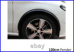 2x Wheel Thread Carbon Look Wheel FENDER Flare 120cm BAR for Noble Rims Mudguard