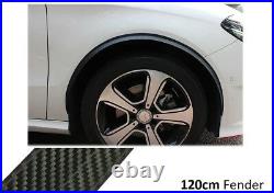 2x Wheel Thread Carbon Opt Side Sills 120cm for Mercedes M Class W164 Tuning