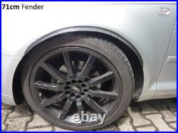 2x Wheel Thread Carbon Opt Side Sills 120cm for Nissan Note E12 Rims Mudguard