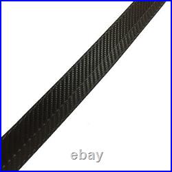 2x Wheel Thread Carbon Opt Side Sills 120cm for Nissan Rogue Rims Tuning Flaps
