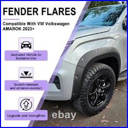 30mm Wide Wheel Arches Fender Flares Kit For Volkswagen Amarok Mk2 2023-2026