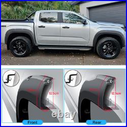 30mm Wide Wheel Arches Fender Flares Kit For Volkswagen Amarok Mk2 2023-2026
