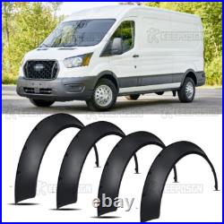 4PCS 4.5 Fender Flares Extra Wide Body Kit Wheel Arches For FORD CUSTOM 12-17