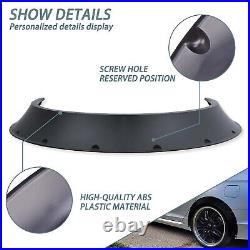 4PCS Car Fender Flares Extension Wheel Arch Wide Kit For Subaru Impreza WRX STI