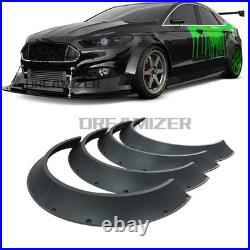 4PCS Flexible Car Fender Flares Extra Wide Wheel Arches Body Kit For Ford Mondeo