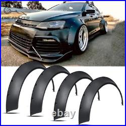 4PCS Flexible Car Fender Flares Extra Wide Wheel Arches Kit For VW Jetta MK6 MK7