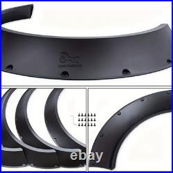 4PCS Flexible Car Fender Flares Extra Wide Wheel Arches Kit For VW Jetta MK6 MK7