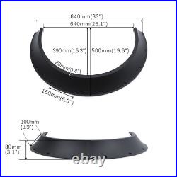 4PCS For Mazda 3 Speed3 Fender Flares Extra Wide Body Kit Wheel Arches Bolt-on