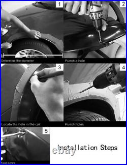 4PCS For Mazda 3 Speed3 Fender Flares Extra Wide Body Kit Wheel Arches Bolt-on