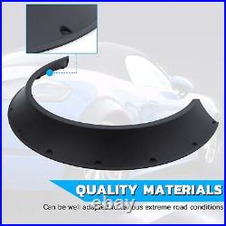 4Pcs Car Fender Flares Extra Wide Body Kit Wheel Arches 4.5 For Toyota Yaris