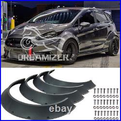 4Pcs Fender Flares Extra Wide Body Wheel Arches For Ford Fiesta ST RS 2013-2023
