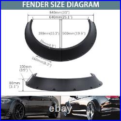 4Pcs For Lexus IS300 IS250 IS200 Fender Flares Extra Wide Wheel Arches Body Kit