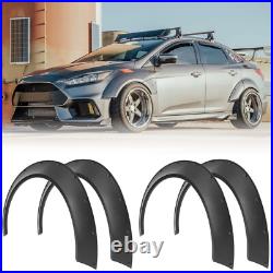 4X Fender Flares Extra Wide Body Kit Wheel Arches For Ford Focus ST SE MK3 MK4