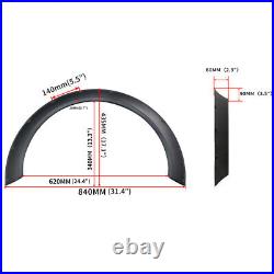 4X Fender Flares Extra Wide Body Kit Wheel Arches Protector For VW GOLF Mk6 Mk5