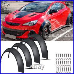 4X Fender Flares Extra Wide Body Wheel Arches For Opel Vauxhall Astra J GTC VXR