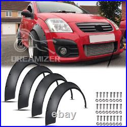 4X Fender Flares For Citroen C2 C3 C4 DS3 Extra Wide Body Wheel Arches Mudguards