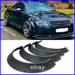 4X Flexible Fender Flares Extra Wide Wheel Arches Body Kit For Audi TT MK1 MK2