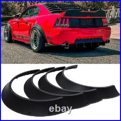 4X Universal 800MM Car Fender Wheel Arches Flare Extension Flares Wide Body Kit