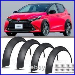 4.5 890mm Fender Flares Extra Wide Body Kit Wheel Arches For Toyota Yaris Hatch
