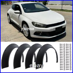 4.5 Fender Flares Extra Wide Body Kit Wheel Arches For VW Scirocco R Rabbit