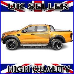 4 Pcs Wide Body Wheel Arches Set For Ford Ranger T6 T7 Fender Flares Kit 2014-19