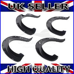 4 Pcs Wide Body Wheel Arches Set For Ford Ranger T6 T7 Fender Flares Kit 2014-19