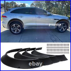 4pcs 3.5 Fender Flares Extra Wide Body Kits Wheel Arches For Jaguar F-Pace