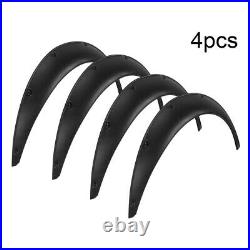 4pcs Black Fender Flares Extra Wide Wheel Arch Body Kit For Honda Civic Accord