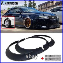 4pcs For Lexus IS250 ISF Matte Fender Flares Wheel Arched CONCAVE Widebody Kit