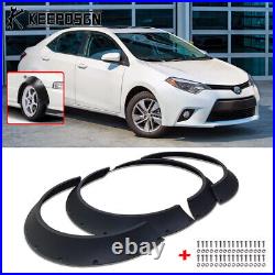 4pcs For Toyota Corolla Matte Fender Flares Wheel Arched CONCAVE Widebody Kit