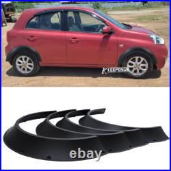4x4.5 Fender Flares Extra Wide Body Kit Wheel Arches For Nissan Micra K11 Hatch