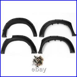 4x Black Wide Wheel Arches Fender Flares Body Kit For Toyota Hilux Vigo 2005-14