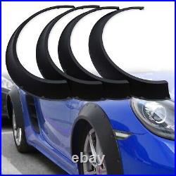 4x For Chevy Spark LT 16-22 Matte Fender Flares CONCAVE Widebody Wheel Arche Kit