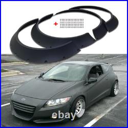 4x For Honda CR-Z CRZ Matte Fender Flares Wheel Arched CONCAVE 10mm Widebody Kit 4x For Honda CR-Z CRZ Matte Fender Flares Wheel Arched CONCAVE 10mm Widebody Kit