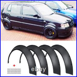 4x For VW Polo Golf Matte Fender Flares Wheel Arched CONCAVE 10mm Widebody Kit