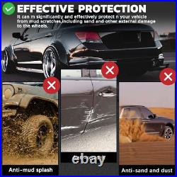 4x For VW Polo Golf Matte Fender Flares Wheel Arched CONCAVE 10mm Widebody Kit