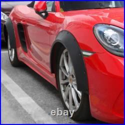 4x For VW Polo Golf Matte Fender Flares Wheel Arched CONCAVE 10mm Widebody Kit