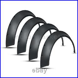 4x Front+Rear Fender Flares 3.9'' Extra Wide Body kit For AUDI A3 A4 A5 A6 A7 A8