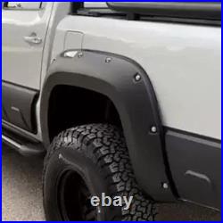 4x Wide Front&rear Wheel Arches Fender Flares Blk Body Kit For Vw Amarok 2010-20