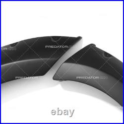 60mm MATTE BLACK WIDE WHEEL ARCHES FENDER FLARES KIT FOR ISUZU D-MAX 2012-2015