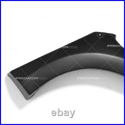 60mm MATTE BLACK WIDE WHEEL ARCHES FENDER FLARES KIT FOR ISUZU D-MAX 2012-2015