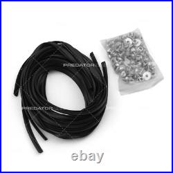 60mm MATTE BLACK WIDE WHEEL ARCHES FENDER FLARES KIT FOR ISUZU D-MAX 2012-2015