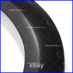 60mm MATTE BLACK WIDE WHEEL ARCHES FENDER FLARES KIT FOR ISUZU D-MAX 2012-2015