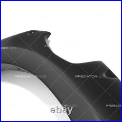 60mm MATTE BLACK WIDE WHEEL ARCHES FENDER FLARES KIT FOR ISUZU D-MAX 2012-2015